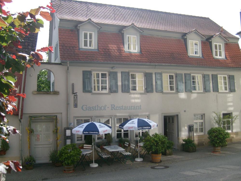 Gasthof Blauer Bock Schwäbisch Hall Zewnętrze zdjęcie